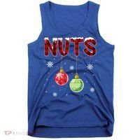 Chest Nuts Matching Chestnuts Funny Christmas Couples Nuts Gift Tank Top thumb 0