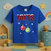 Chest Nuts Matching Chestnuts Funny Christmas Couples Nuts Gift Toddler T-Shirt thumb 3
