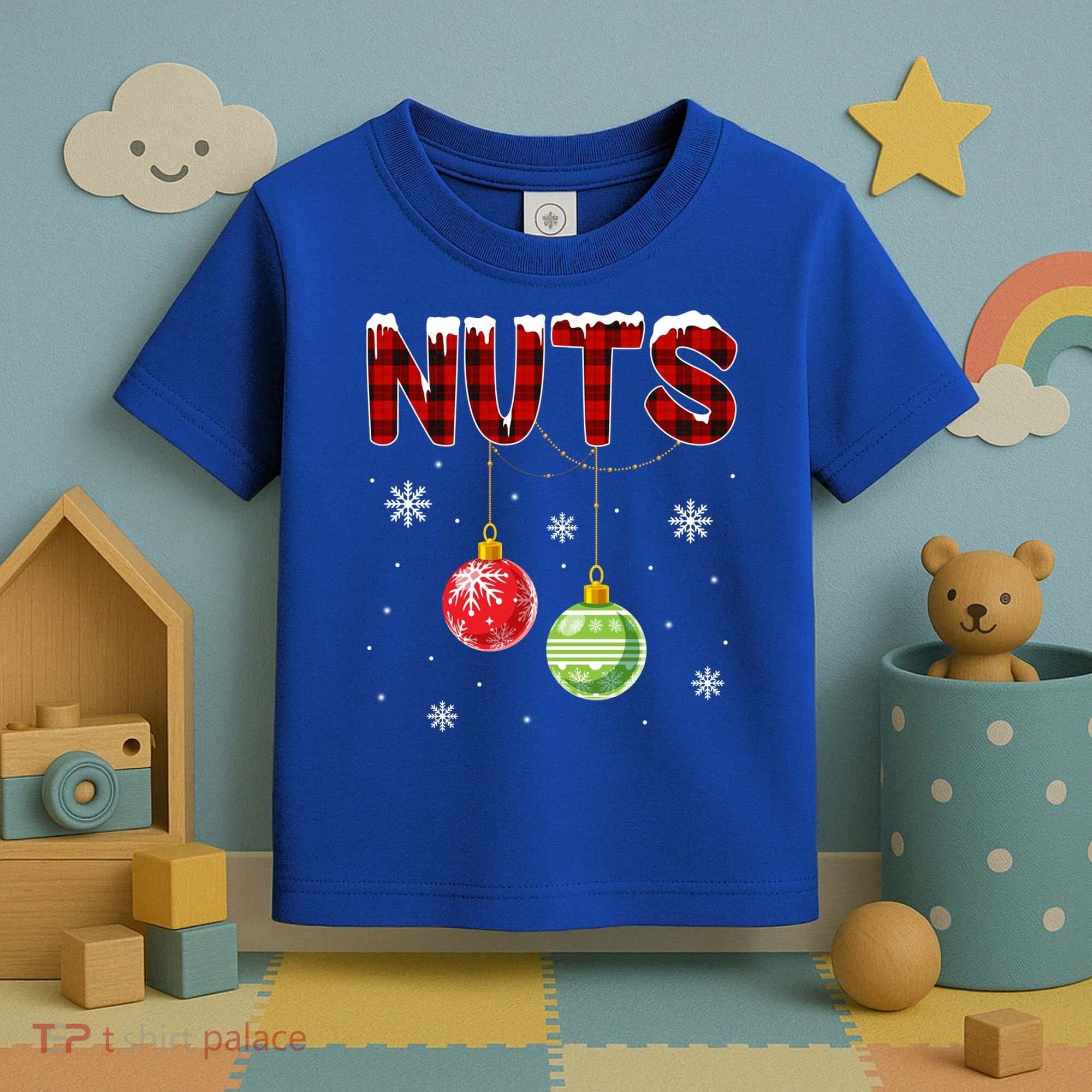 Chest Nuts Matching Chestnuts Funny Christmas Couples Nuts Gift Toddler T-Shirt