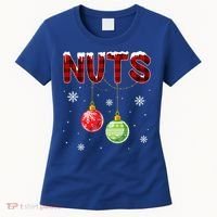 Chest Nuts Matching Chestnuts Funny Christmas Couples Nuts Gift Women's T-Shirt thumb 0