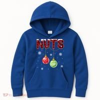 Chest Nuts Matching Chestnuts Funny Christmas Couples Nuts Gift Kids Hoodie thumb 0