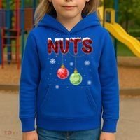 Chest Nuts Matching Chestnuts Funny Christmas Couples Nuts Gift Kids Hoodie thumb 3