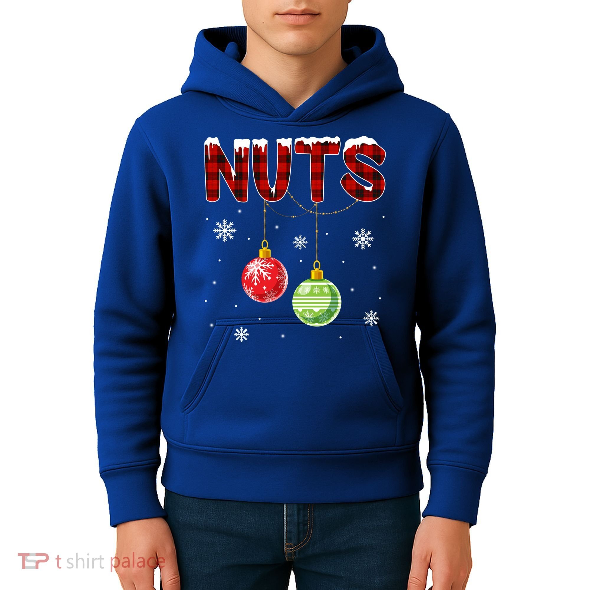 Chest Nuts Matching Chestnuts Funny Christmas Couples Nuts Gift Kids Hoodie