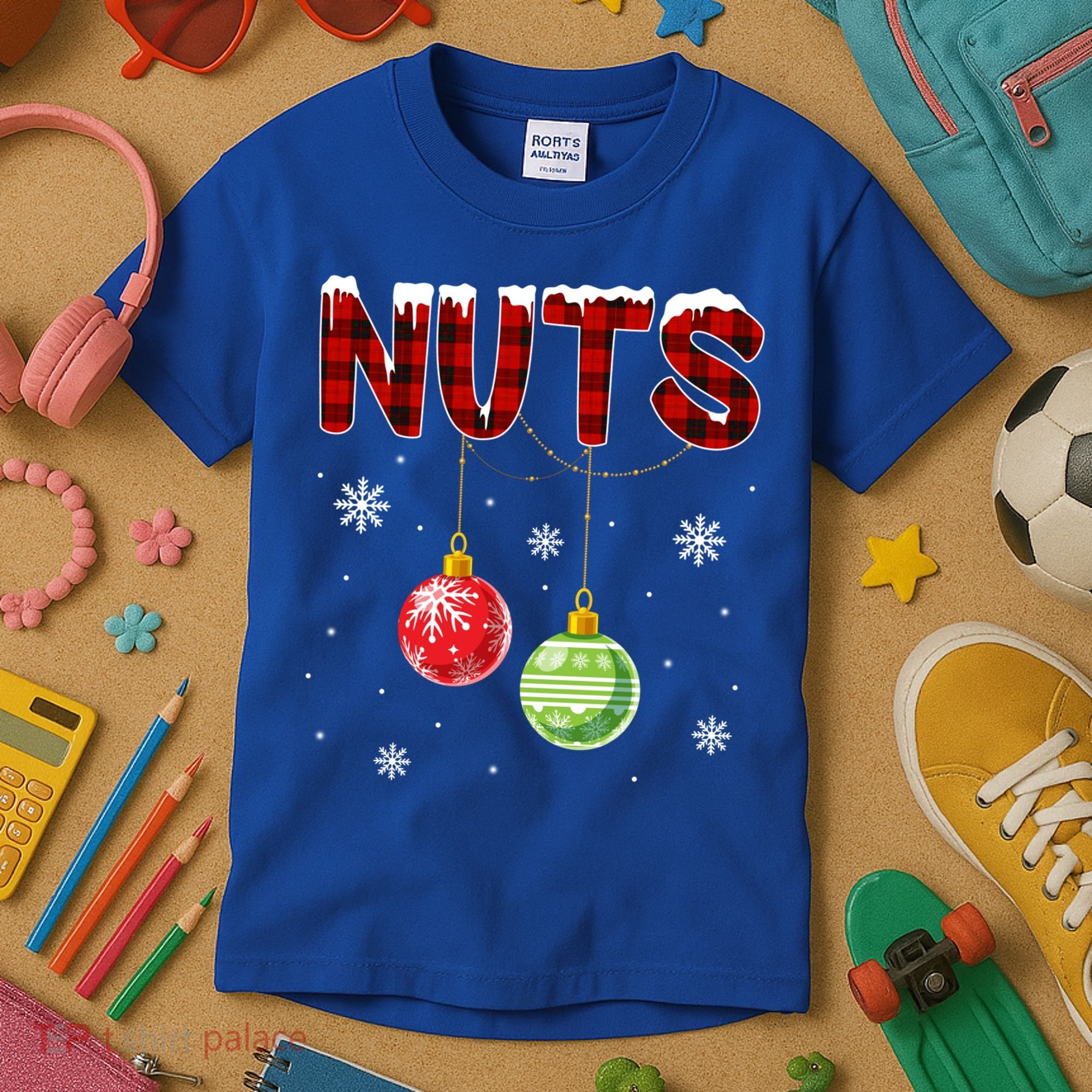 Chest Nuts Matching Chestnuts Funny Christmas Couples Nuts Gift Kids T-Shirt