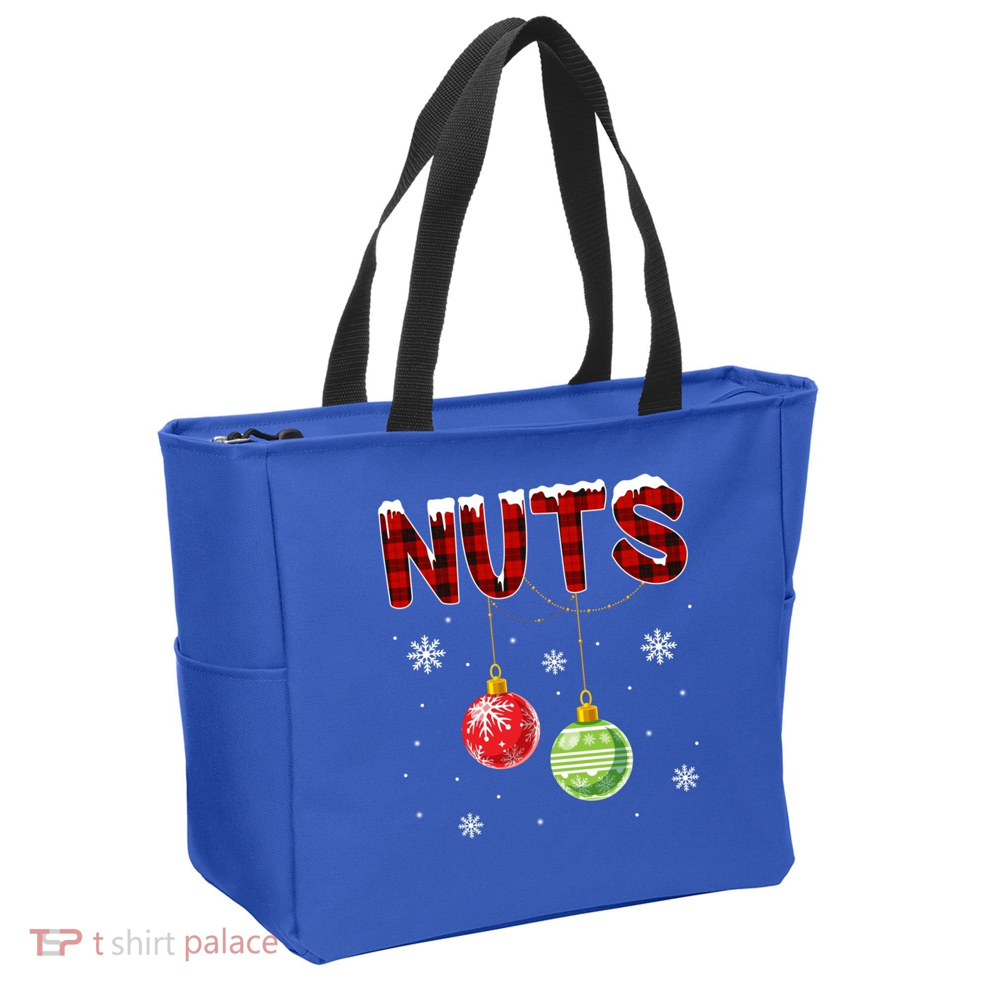 Chest Nuts Matching Chestnuts Funny Christmas Couples Nuts Gift Tote Bag