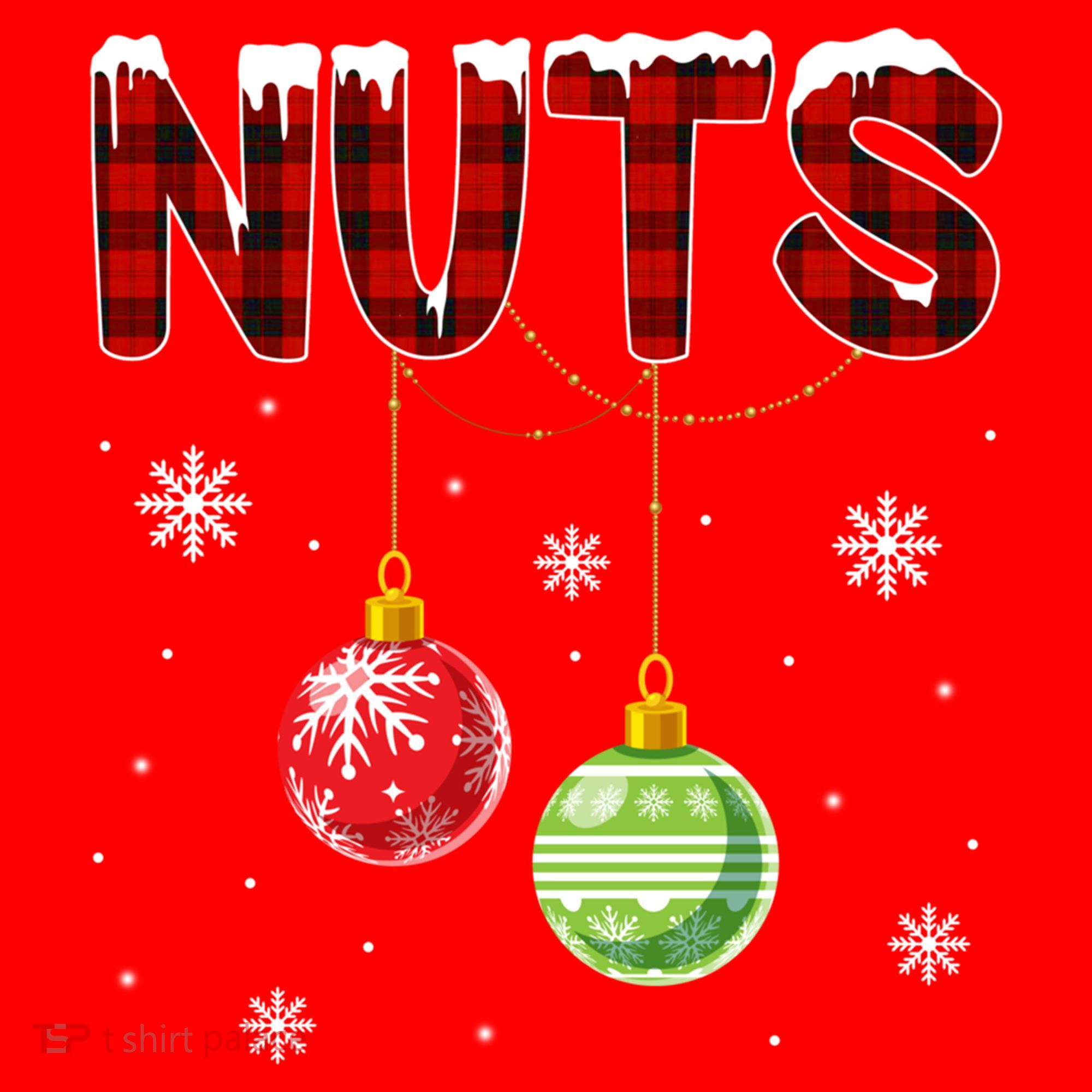 Chest Nuts Matching Chestnuts Funny Christmas Couples Nuts Gift Santa Hat