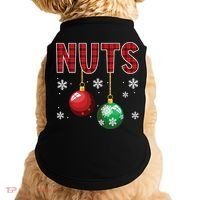 Chest Nuts Matching Chestnuts Funny Christmas Couples Nuts Doggie Tank thumb 0