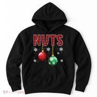 Chest Nuts Matching Chestnuts Funny Christmas Couples Nuts Hoodie thumb 0