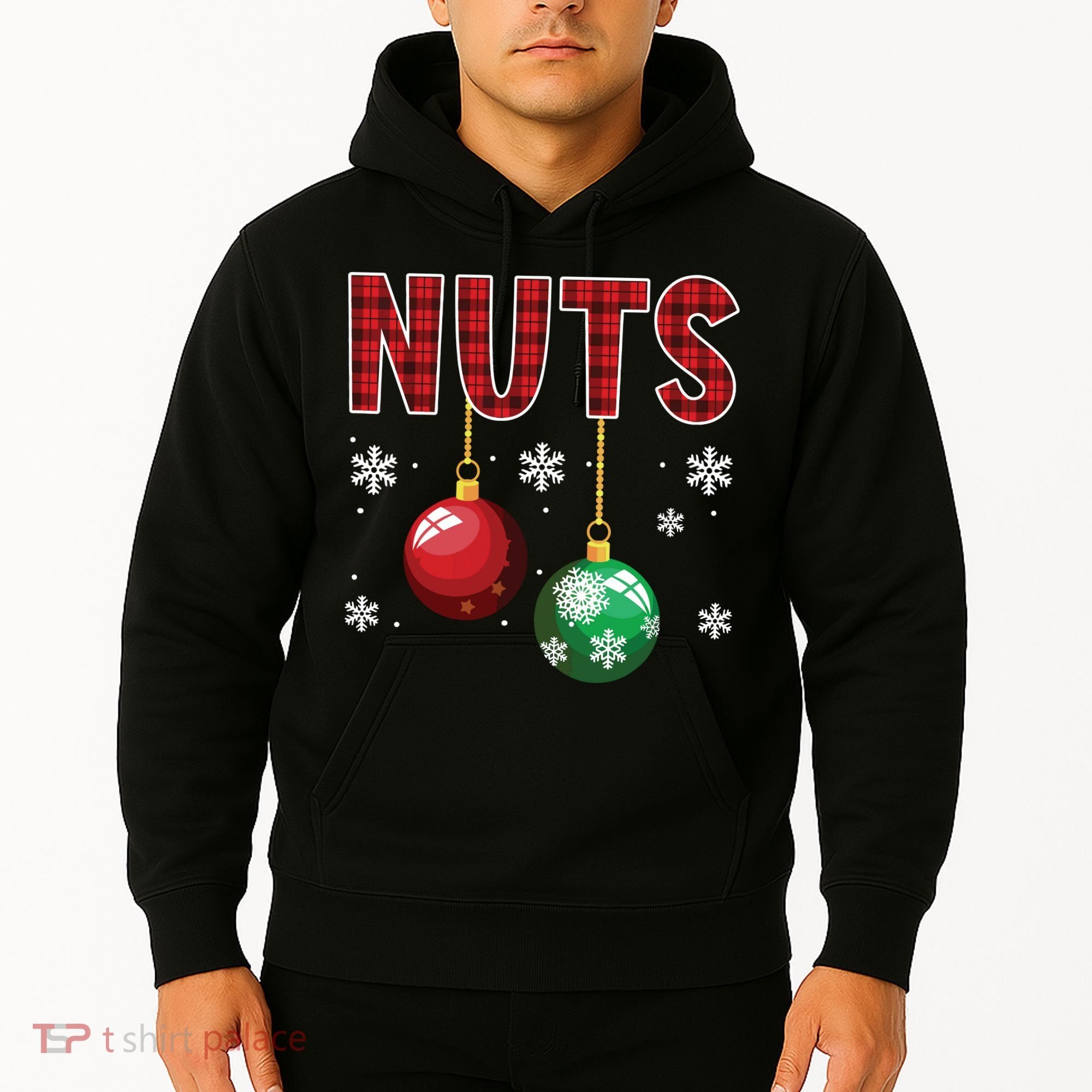 Chest Nuts Matching Chestnuts Funny Christmas Couples Nuts Hoodie