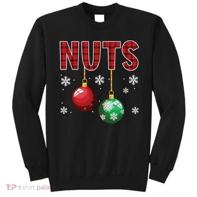 Chest Nuts Matching Chestnuts Funny Christmas Couples Nuts Sweatshirt