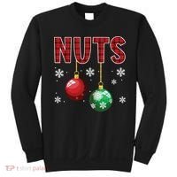 Chest Nuts Matching Chestnuts Funny Christmas Couples Nuts Sweatshirt thumb 0