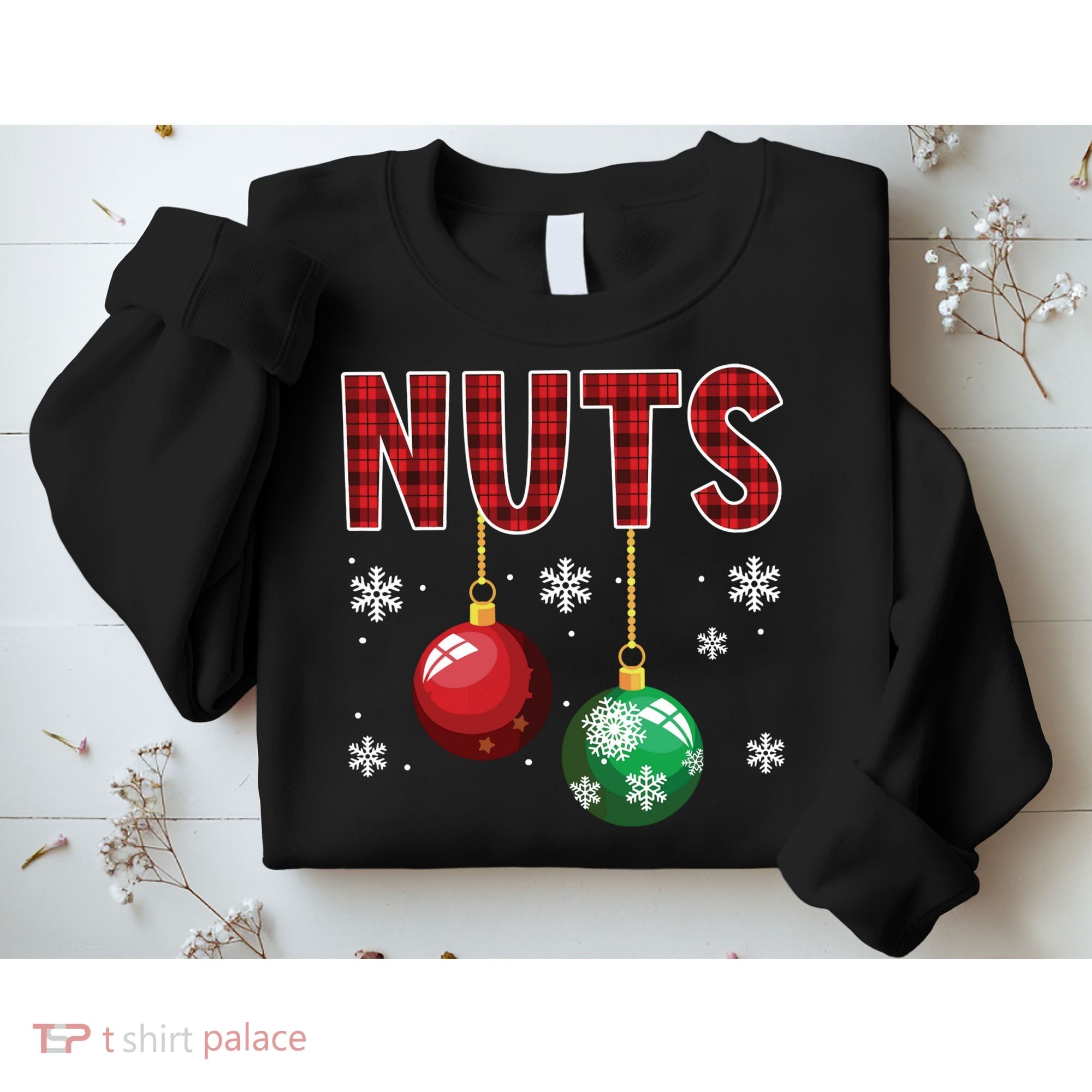 Chest Nuts Matching Chestnuts Funny Christmas Couples Nuts Sweatshirt
