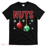 Chest Nuts Matching Chestnuts Funny Christmas Couples Nuts T-Shirt thumb 0