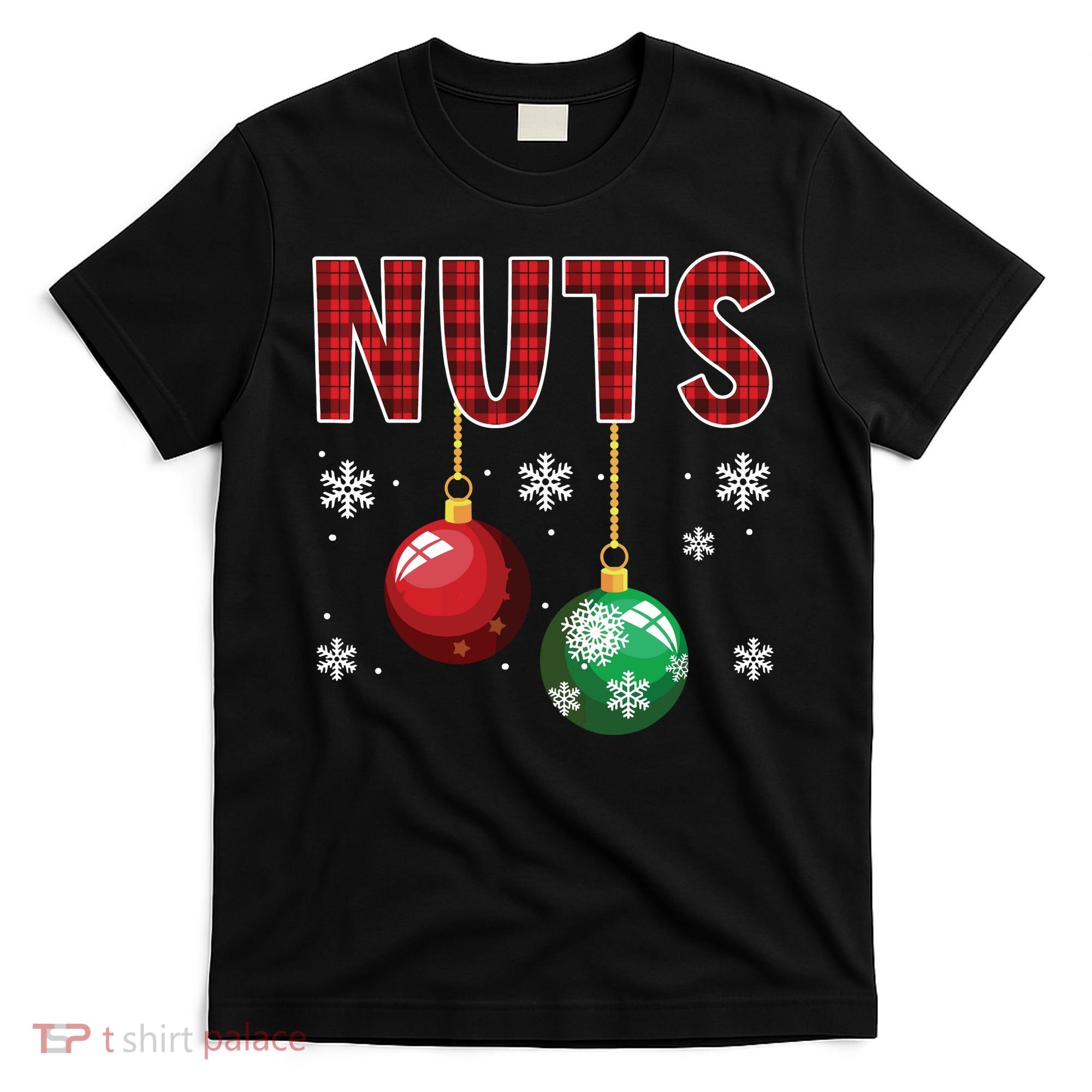 Chest Nuts Matching Chestnuts Funny Christmas Couples Nuts T-Shirt