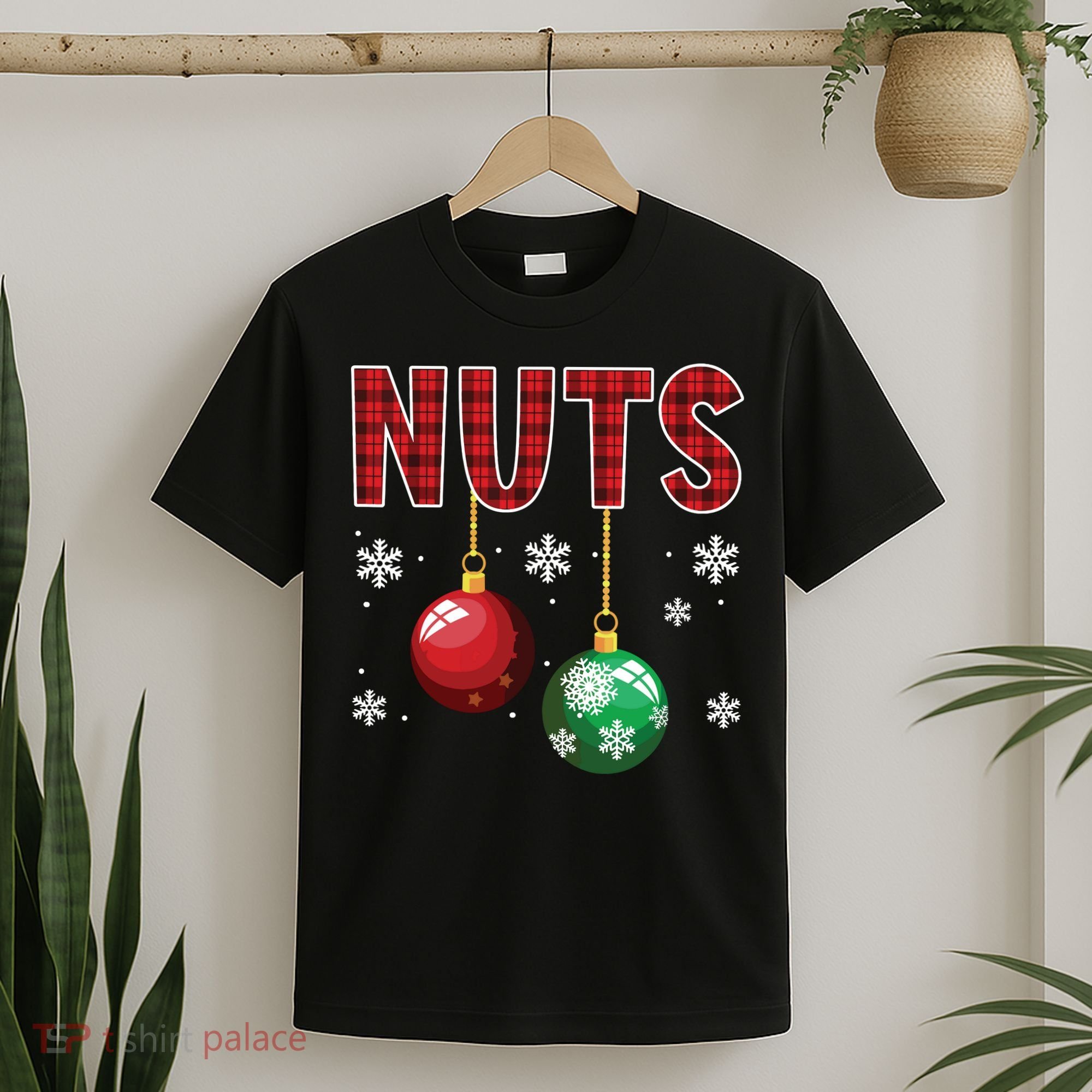 Chest Nuts Matching Chestnuts Funny Christmas Couples Nuts T-Shirt