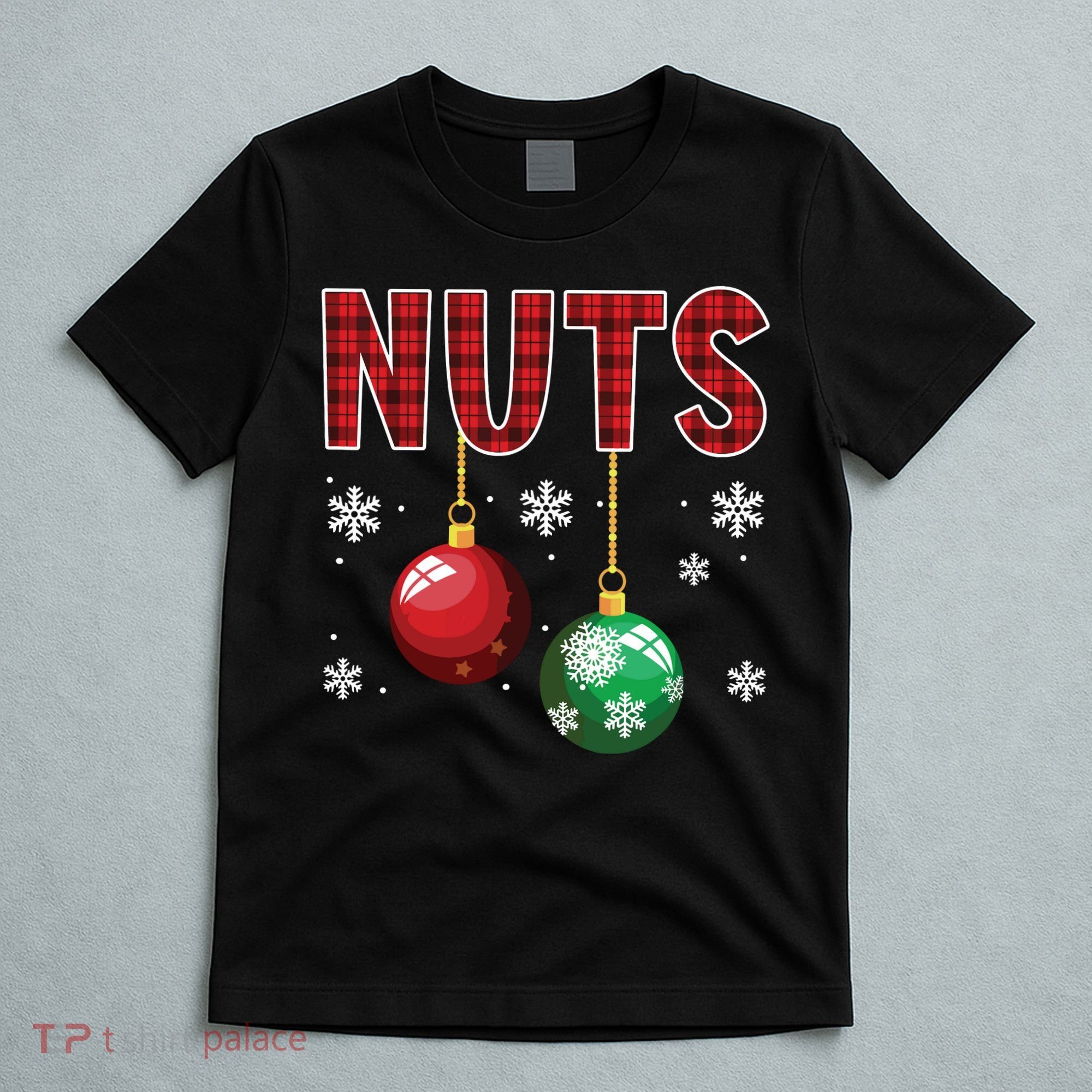 Chest Nuts Matching Chestnuts Funny Christmas Couples Nuts T-Shirt