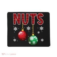 Chest Nuts Matching Chestnuts Funny Christmas Couples Nuts Mousepad thumb 0