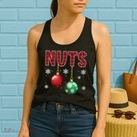 Chest Nuts Matching Chestnuts Funny Christmas Couples Nuts Women's Tank Top thumb 2