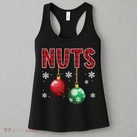 Chest Nuts Matching Chestnuts Funny Christmas Couples Nuts Women's Tank Top thumb 3