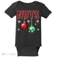 Chest Nuts Matching Chestnuts Funny Christmas Couples Nuts Baby Bodysuit thumb 0