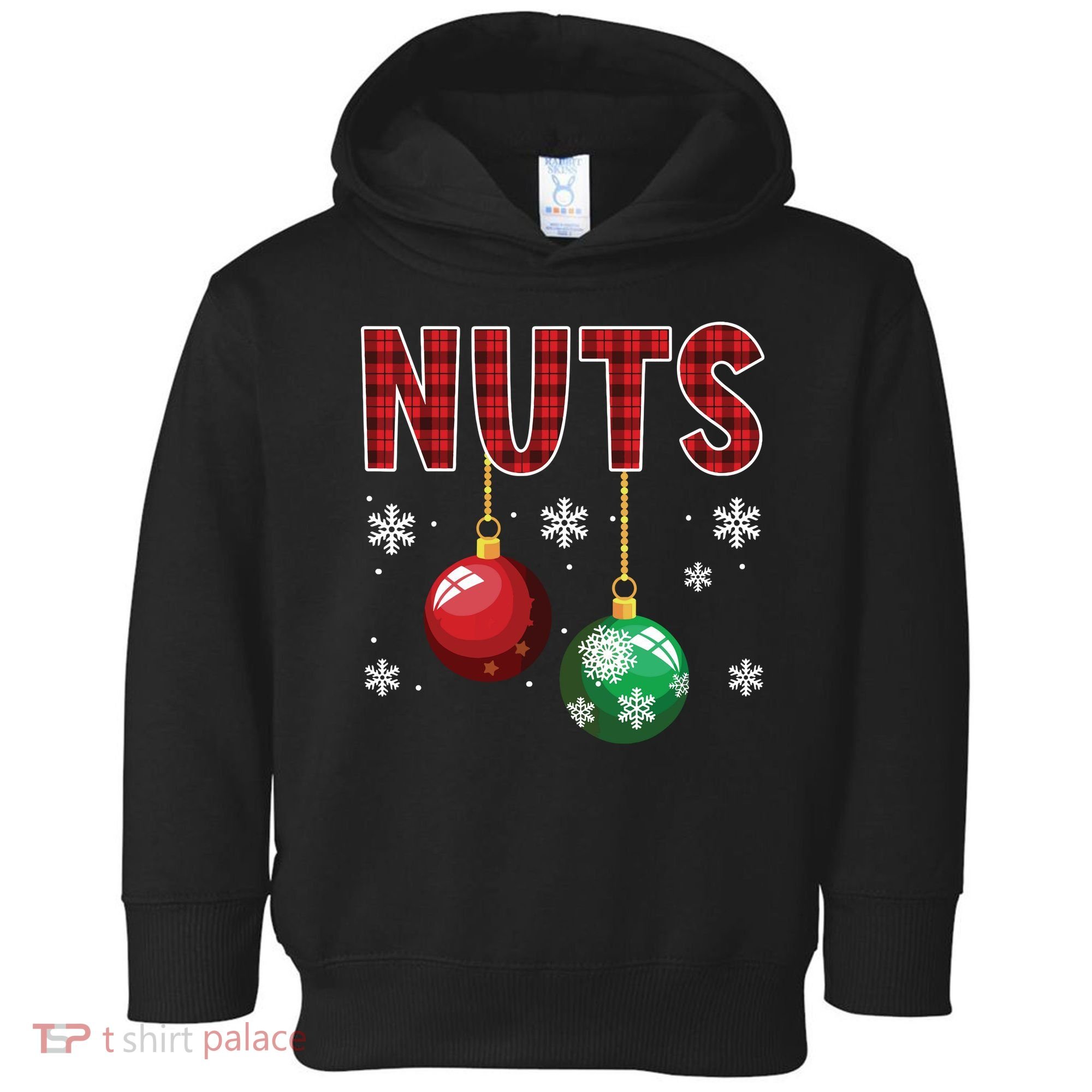 Chest Nuts Matching Chestnuts Funny Christmas Couples Nuts Toddler Hoodie