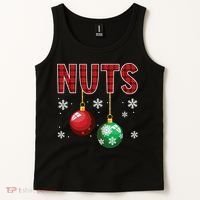 Chest Nuts Matching Chestnuts Funny Christmas Couples Nuts Tank Top thumb 2