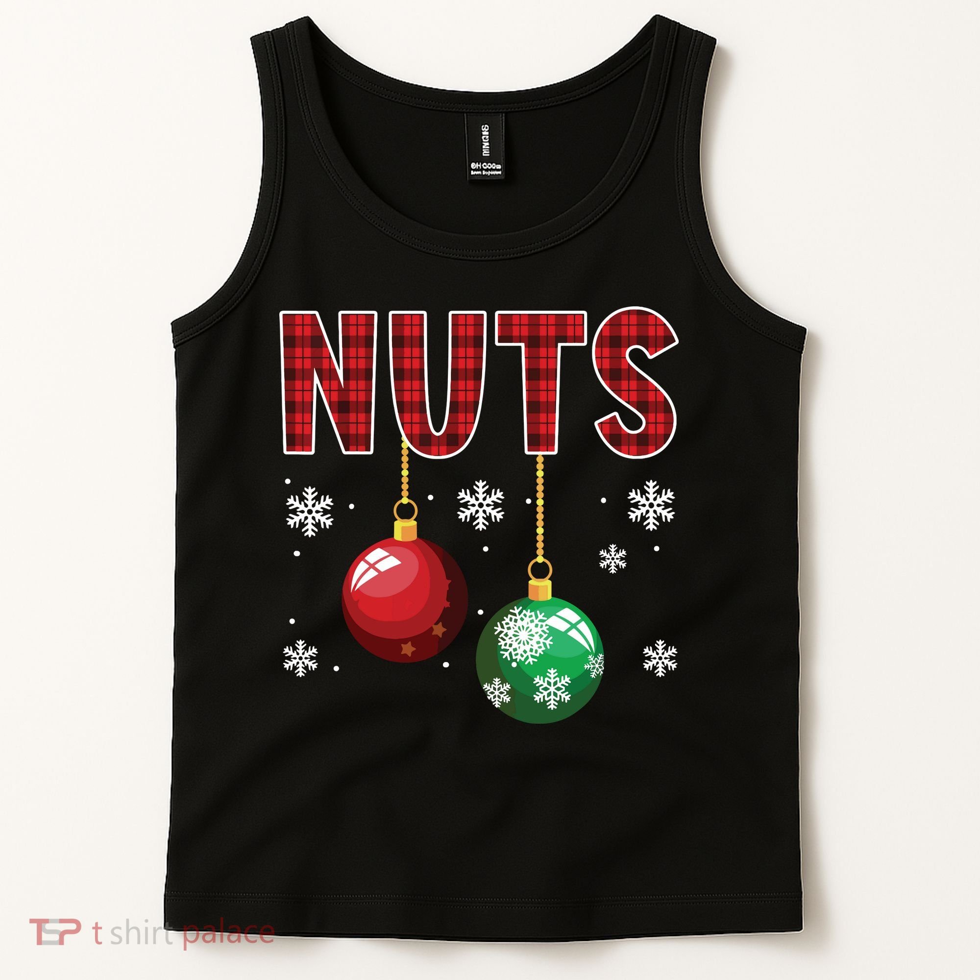 Chest Nuts Matching Chestnuts Funny Christmas Couples Nuts Tank Top