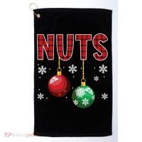 Chest Nuts Matching Chestnuts Funny Christmas Couples Nuts Golf Towel thumb 0