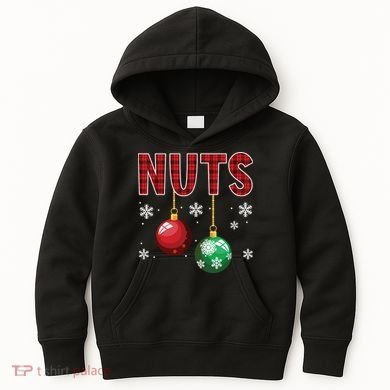 Chest Nuts Matching Chestnuts Funny Christmas Couples Nuts Kids Hoodie