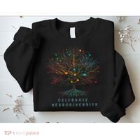 Celebrate Neurodiversity Mental Health Autism Awareness Sweatshirt thumb 2