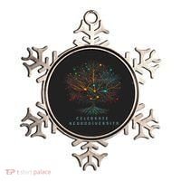 Celebrate Neurodiversity Mental Health Autism Awareness Ornament thumb 0