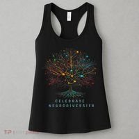 Celebrate Neurodiversity Mental Health Autism Awareness Women's Tank Top thumb 3