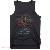 Celebrate Neurodiversity Mental Health Autism Awareness Tank Top thumb 0