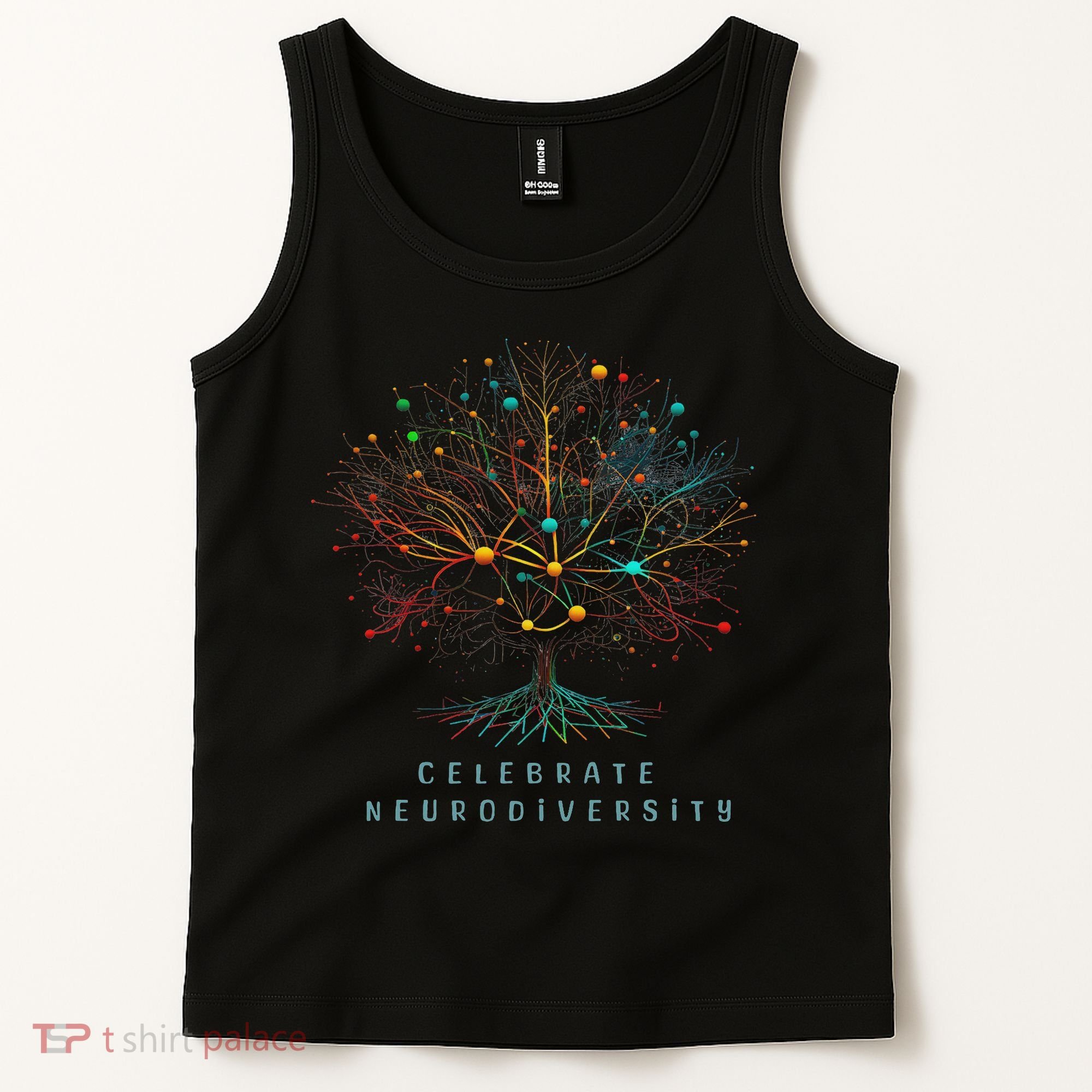 Celebrate Neurodiversity Mental Health Autism Awareness Tank Top