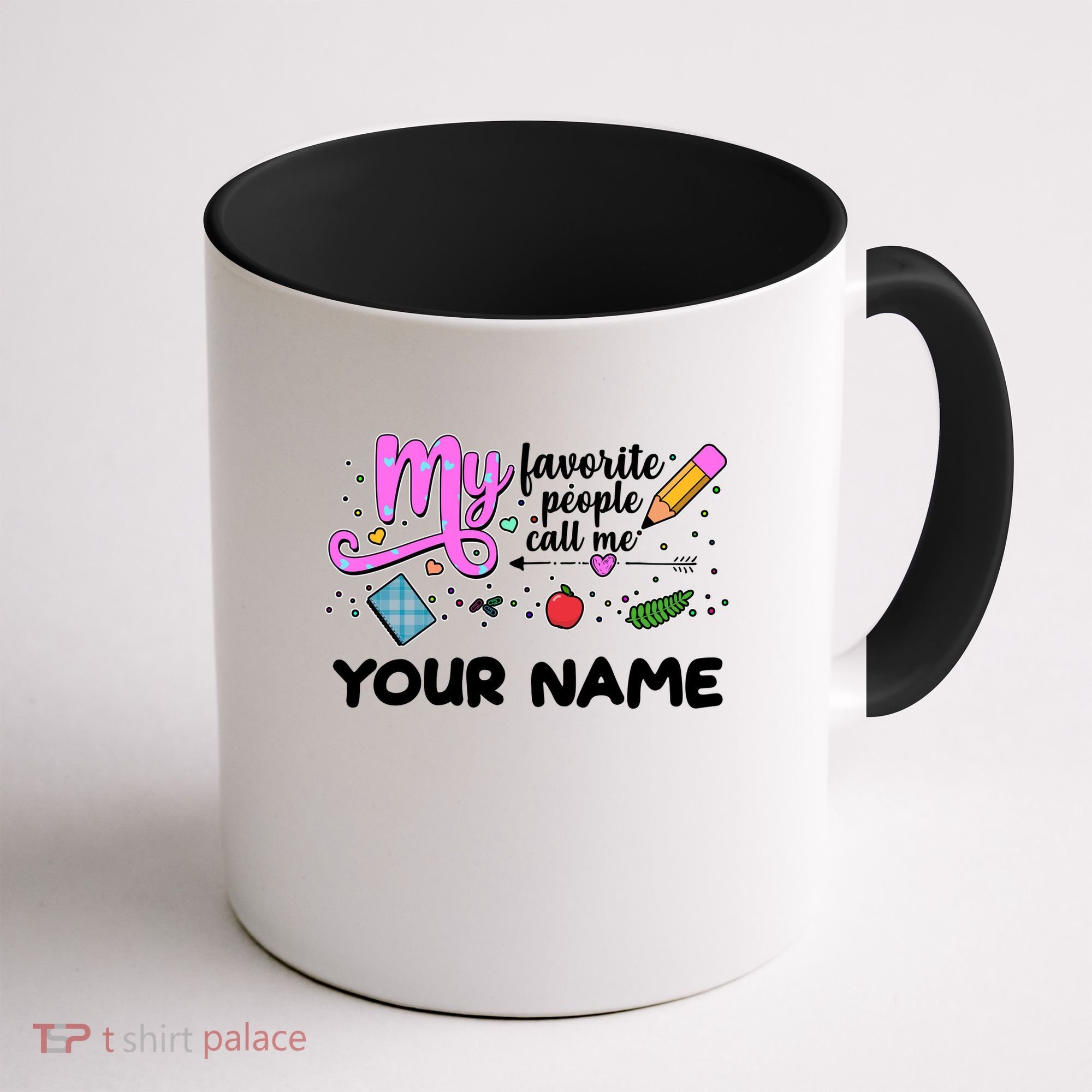 Custom Name My Favorite People Call Me Coffee Mug