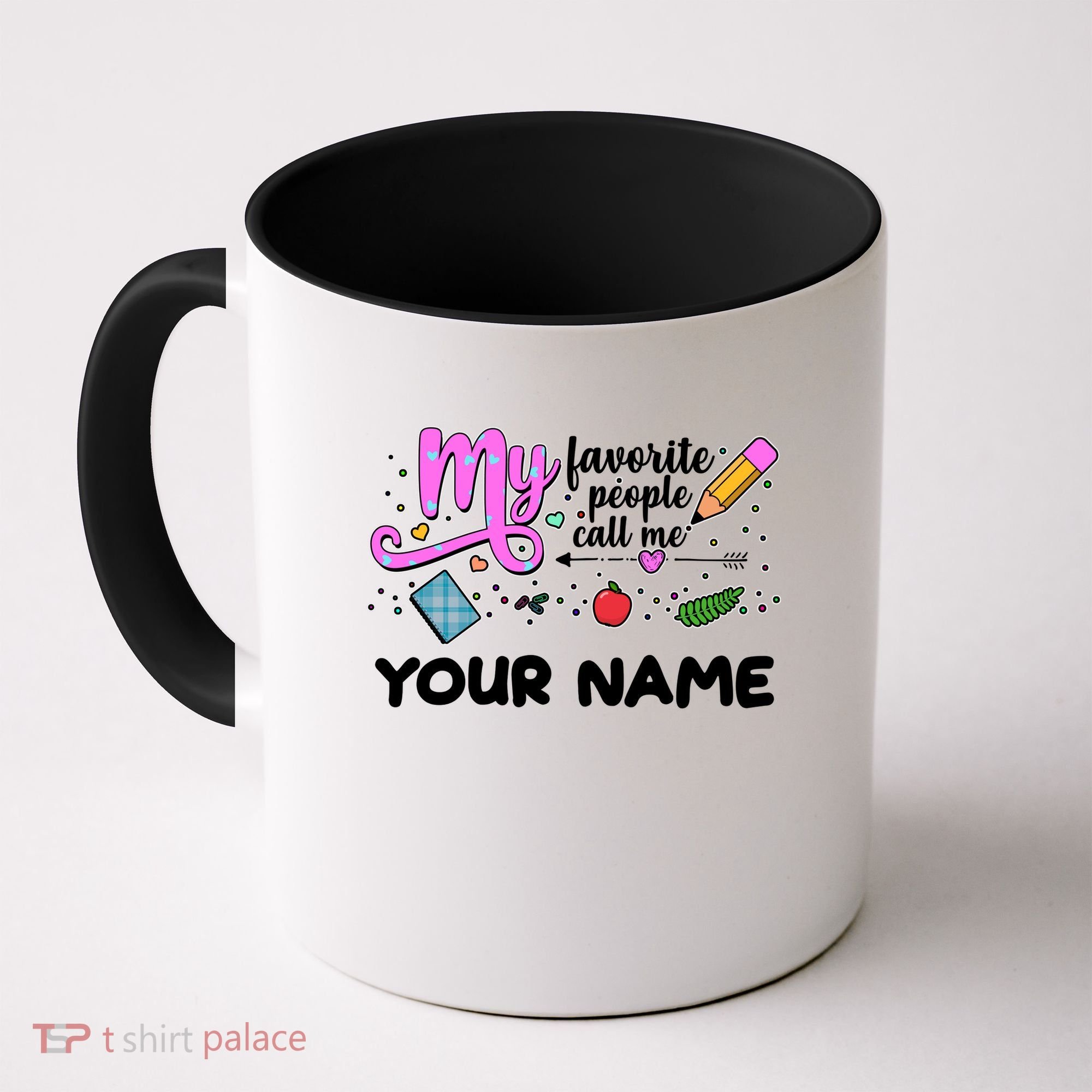 Custom Name My Favorite People Call Me Coffee Mug