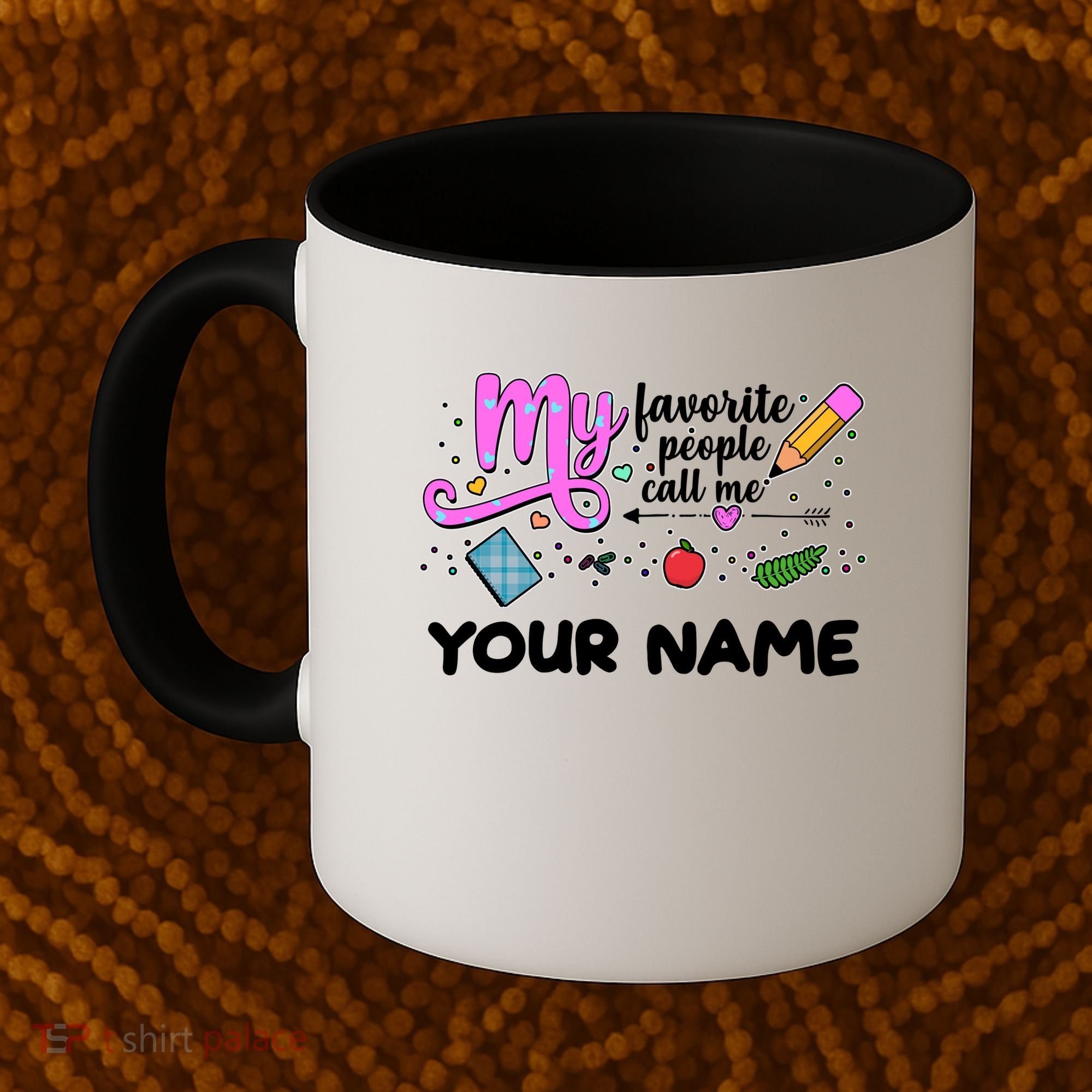 Custom Name My Favorite People Call Me Coffee Mug