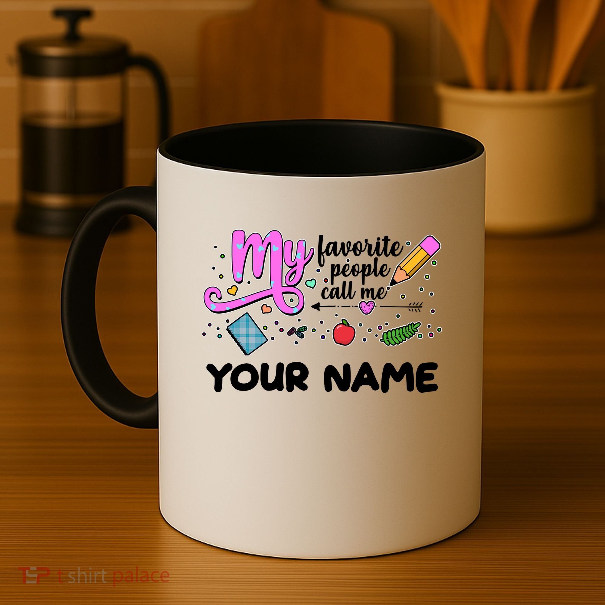 Custom Name My Favorite People Call Me Coffee Mug