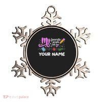 Custom Name My Favorite People Call Me Ornament thumb 0