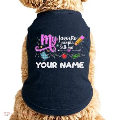 Custom Name My Favorite People Call Me Doggie Tank