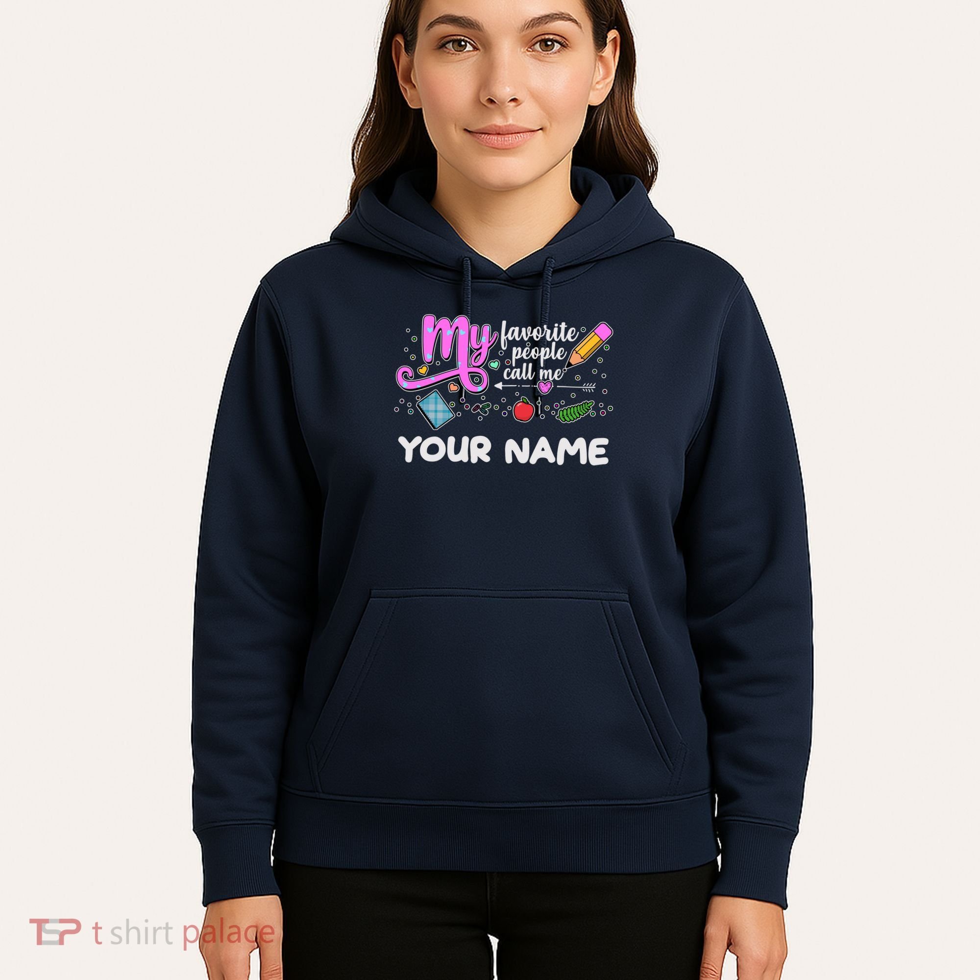 Custom Name My Favorite People Call Me Hoodie