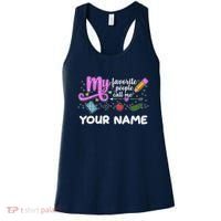 Custom Name My Favorite People Call Me Women's Tank Top thumb 0