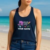 Custom Name My Favorite People Call Me Women's Tank Top thumb 2