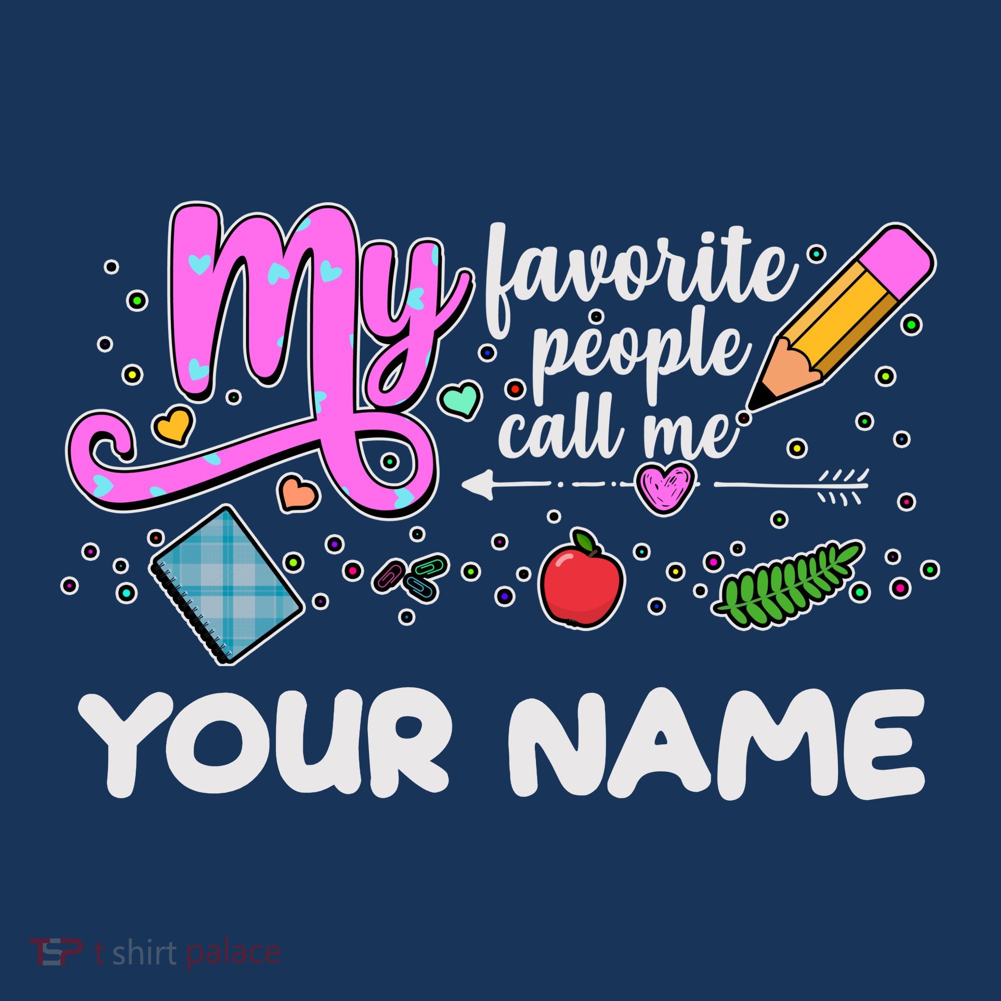 Custom Name My Favorite People Call Me Women's Tank Top