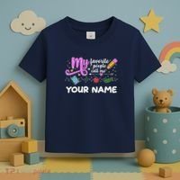 Custom Name My Favorite People Call Me Toddler T-Shirt thumb 3