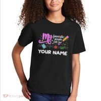 Custom Name My Favorite People Call Me Kids T-Shirt thumb 2