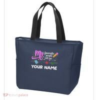 Custom Name My Favorite People Call Me Tote Bag thumb 3