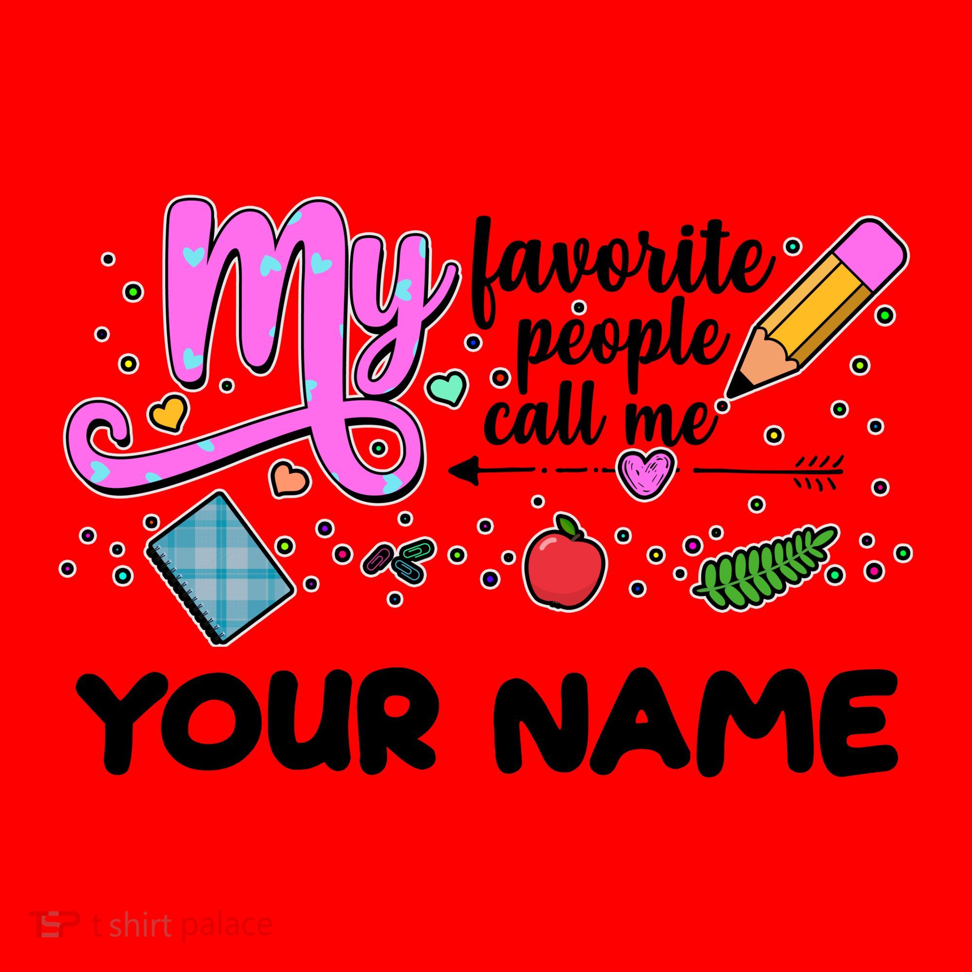 Custom Name My Favorite People Call Me Santa Hat