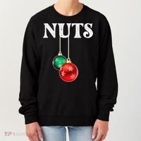Chest Nuts Matching Chestnuts Christmas Couples Nuts Gift Women's Sweatshirt thumb 0