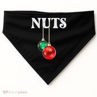 Chest Nuts Matching Chestnuts Christmas Couples Nuts Gift USA-Made Doggie Bandana thumb 0